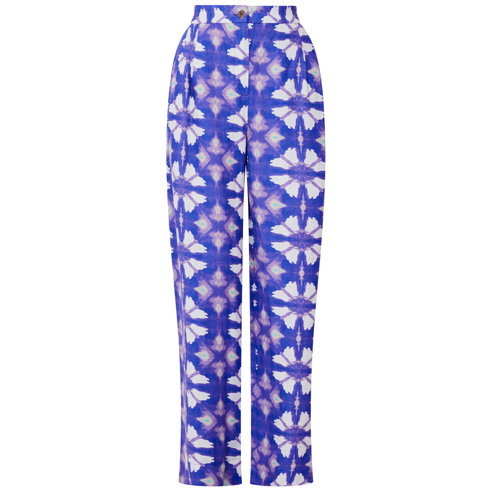 French Connection Dory Birdie Linen Trousers